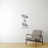 Future Mrs Backdrop Boho Brautparty Foto Prop Wandteppich (Beispiel)