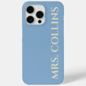 Future Mrs | Benutzerdefinete Babyblau-Junggeselli Case-Mate iPhone Hülle (Rückseite)