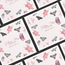 Future Mrs Blush Lingerie Brautparty Paper