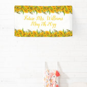 Future Mrs Boho Sunflowers Brautparty Table Banner (InSitu)