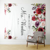 Future Mrs Brautparty Backdrop Foto Stand Wandteppich (Beispiel (Horizontal))