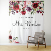 Future Mrs Brautparty Backdrop Foto Stand Wandteppich (Beispiel)