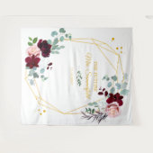 Future Mrs Brautparty Gold Backdrop Foto Stand Wandteppich (Vorderseite (Horizontal))