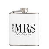 Future Mrs Bride Brautparty Flask Flachmann (Vorderseite)