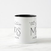 Future Mrs Bride-to-Be Coffee Cup Gift Tasse (Zentrum)