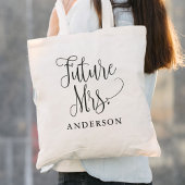 Future Mrs Bride Wedding Calligraphy Tragetasche