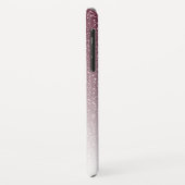 Future Mrs Burgundy Glitzer Chic Script Bride Case-Mate iPhone Hülle (Hinten/Links)