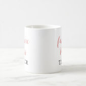 Future Mrs Coffee Tasse - Pink Script Bridal Gesch (Mittel)