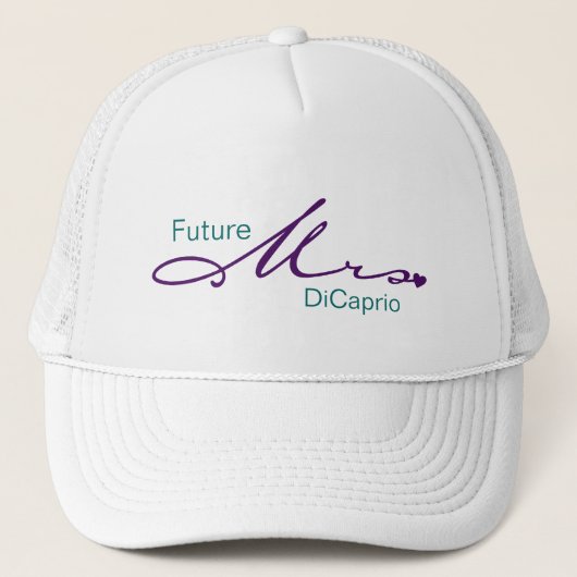 Future Mrs. Customizable Hat Truckerkappe (Vorderseite)