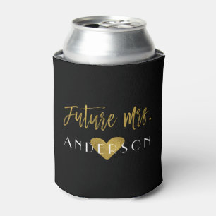 Future Mrs Gold Foil Bride Can Cooler Dosenkühler