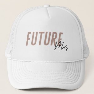 Future Mrs. Hat   Bachelorette Hat - Dunkelrosa Truckerkappe