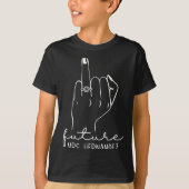 Future Mrs. Hernandez New Bridal To Be Fiance Bach T-Shirt (Vorderseite)