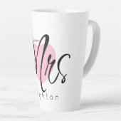 Future Mrs. Individuelle Name Elegant Simple Two-T Milchtasse (Rechte Ecke)