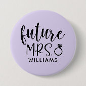 Future Mrs Junggeselinnen-Abschied Button (Vorderseite)