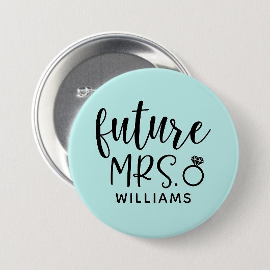 Future Mrs Junggeselinnen-Abschied Button (Vorne & Hinten)