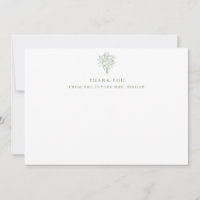 Future Mrs Line Art Floral Brautparty Sage