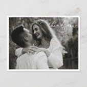 Future Mrs Modern Bridal Shower Photo Postkarte (Vorderseite)