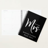 Future Mrs Personalisiert Black Wedding Planner Planer (Anzeige)