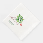 Future Mrs Red Brautparty Napkins Serviette (Ecke)