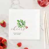 Future Mrs Red Brautparty Napkins Serviette (Beispiel)