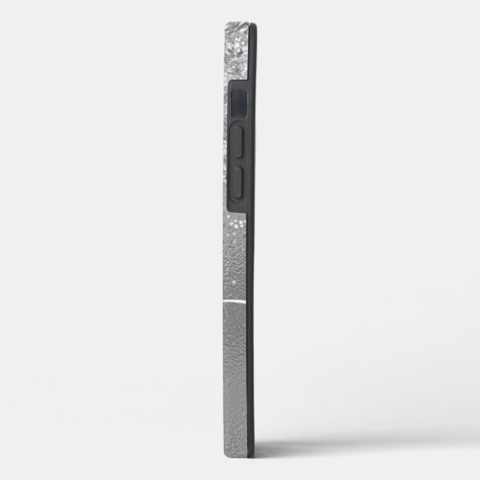 Future Mrs Silver Glitzer Case-Mate iPhone Case (Rückseite / Links)