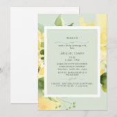 Future Mrs Sunflower Brautparty Einladung (Vorne/Hinten)