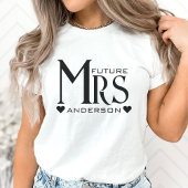 Future Mrs. Verlobte Heart Wedding Verlobung T-Shirt
