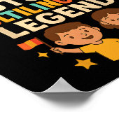 Future Multilingual Legend Language Learning Kid E Poster (Ecke)