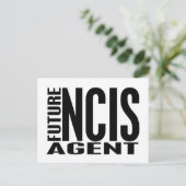 Future NCIS Agent Postkarte (Stehend Vorderseite)