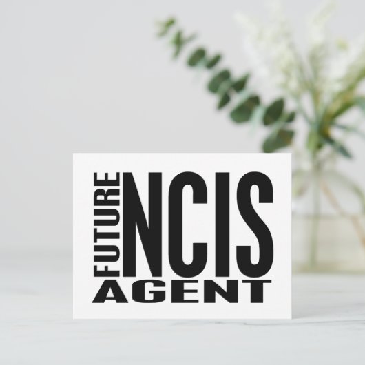 Future NCIS Agent Postkarte (Stehend Vorderseite)