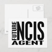 Future NCIS Agent Postkarte (Vorne/Hinten)