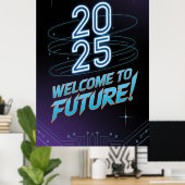 Future Neon Poster (Heimbüro)