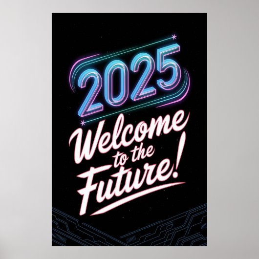 Future Neon Poster (Vorne)