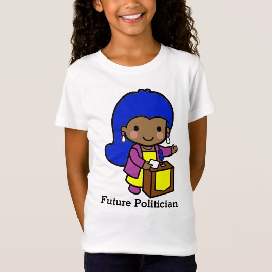 Future Niedlich Girl Politicit / Lautsprecher T-Shirt (Vorderseite)