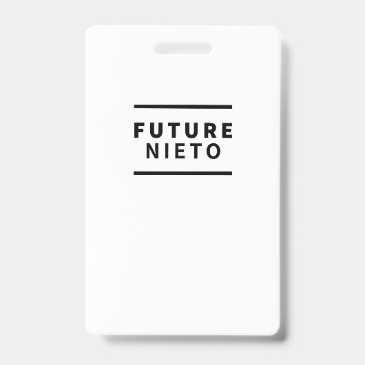 Future nieto ausweis (Vorderseite)