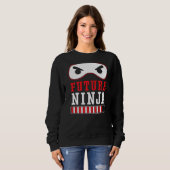 Future Ninja Mercenary Shuriken Kunai Shinobi Ninj Sweatshirt (Vorne ganz)
