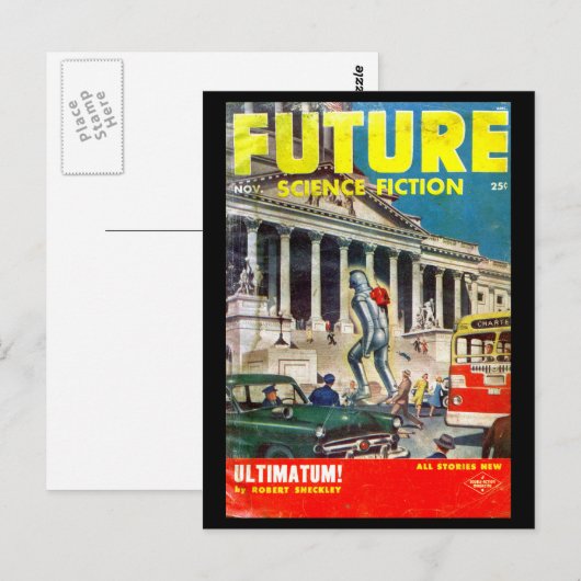 Future November 1953_Pulp Art Postkarte (Vorne/Hinten)