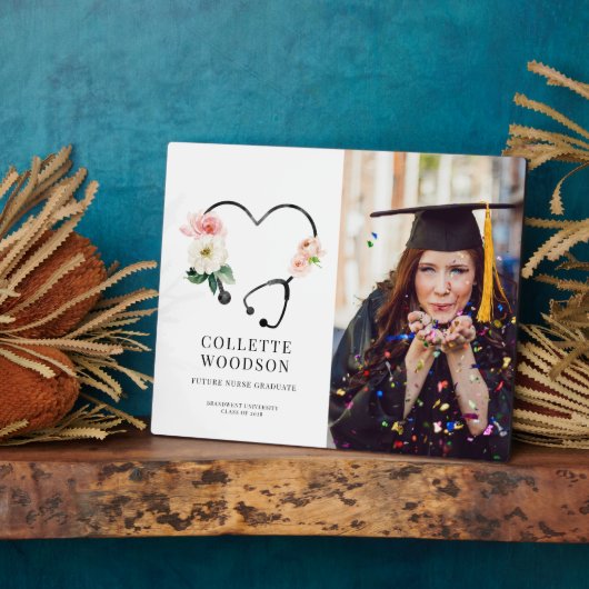 Future Nurse Abschluss Memento Foto Fotoplatte (Seite)