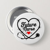 Future Nurse Button (Vorne & Hinten)