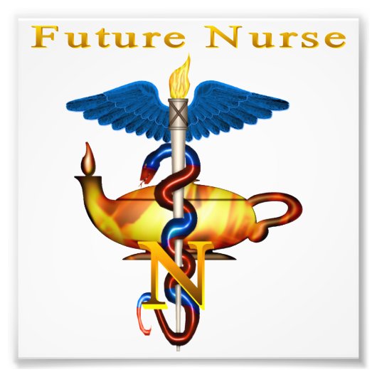 Future Nurse Fotodruck (Vorne)