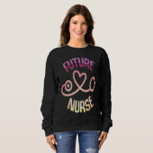 Future Nurse Future CNA RNA LPN Sweatshirt (Vorne ganz)