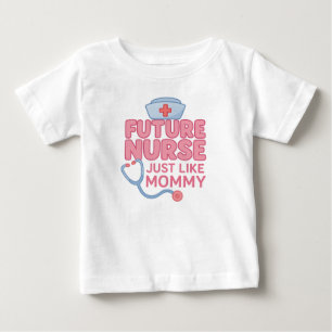 Future Nurse genau wie Mommy Baby T-shirt