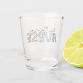 Future Nurse | Geschenk für Krankenpfleger Schnapsglas (Rückseite)