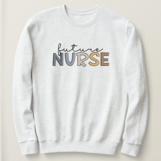Future Nurse | Geschenk für Krankenpfleger Sweatshirt (Design vorne)