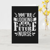 Future Nurse Karte (Gelbe Blume)