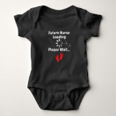 Future Nurse Loading Please Wait...,baby gift Baby Strampler (Vorderseite)