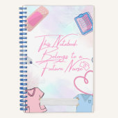 Future Nurse Notebook Notizblock (Vorderseite)