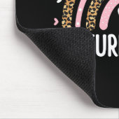 Future Nurse Nursing Student Leopard Rainbow Nursi Mousepad (Ecke)