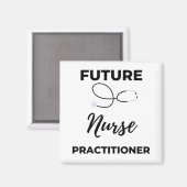 Future Nurse Practitioner 2 Magnet (Vorderseite/Rückseite)