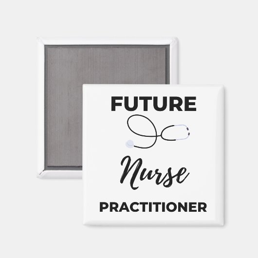 Future Nurse Practitioner 2 Magnet (Vorderseite/Rückseite)